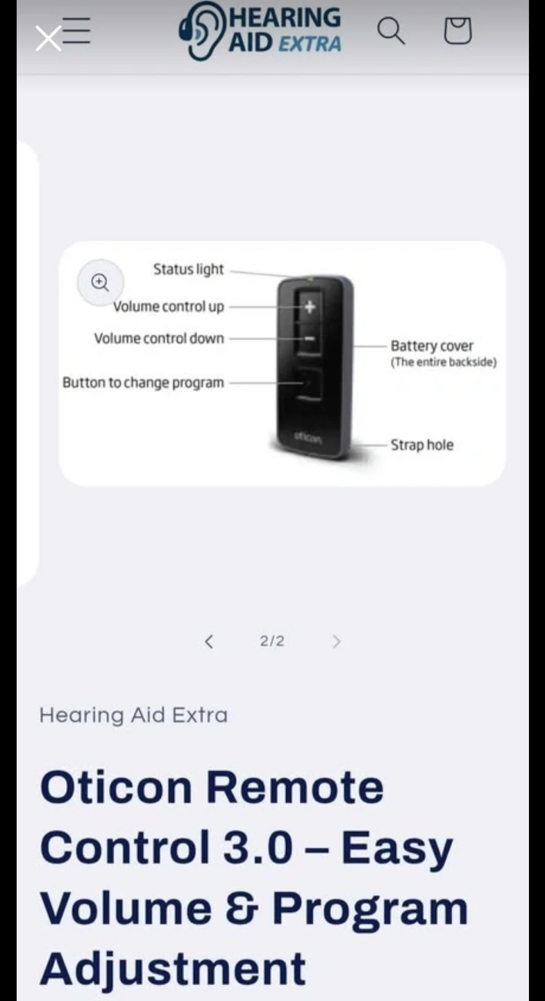 Oticon Remote Control 3.0 - photo 2