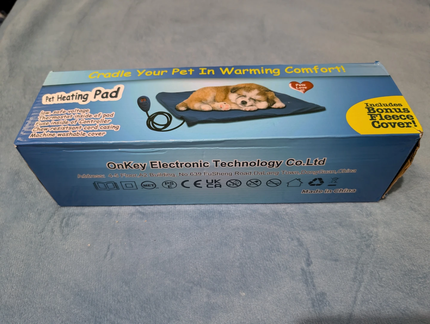 OnKey Pet Heating Pad with Adjustable Temperature - photo 5