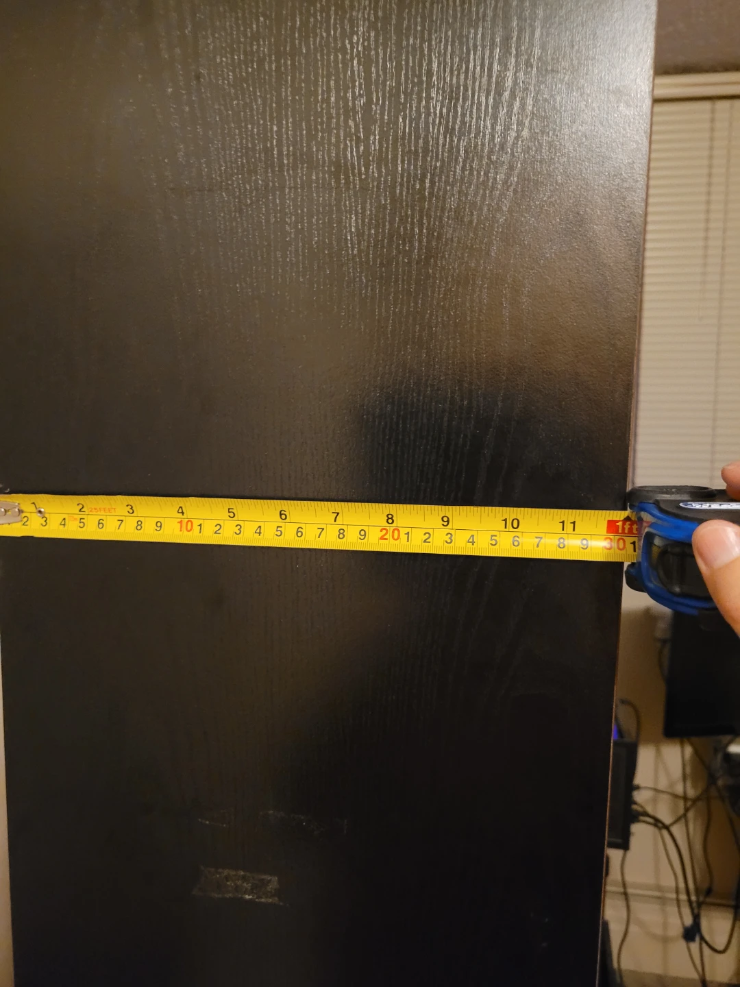 Tall Black Wooden Bookshelf - photo 3
