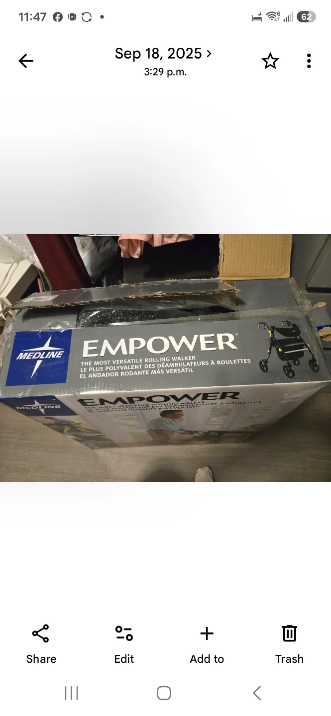 Medline Empower Rolling Walker - photo 5