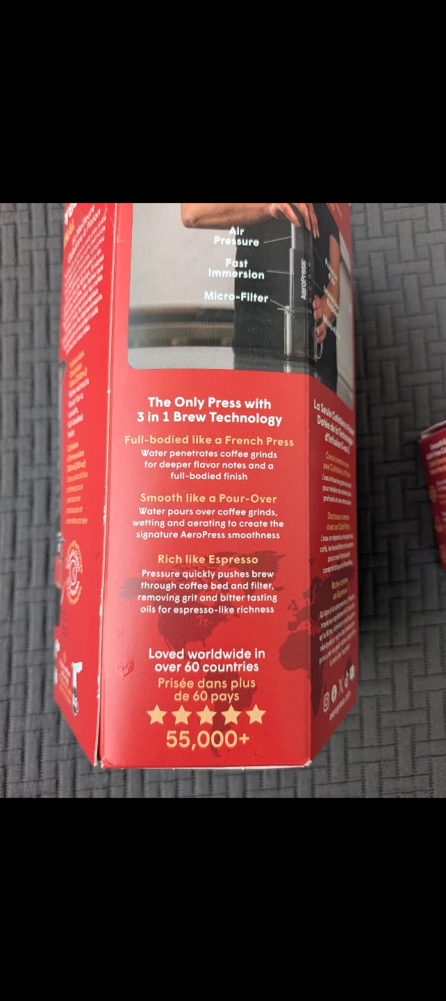 AeroPress Coffee Maker w Extra Filters New! - photo 2
