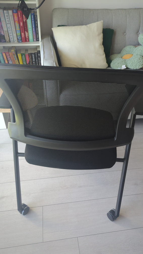 Black mesh folding office chair - photo 2