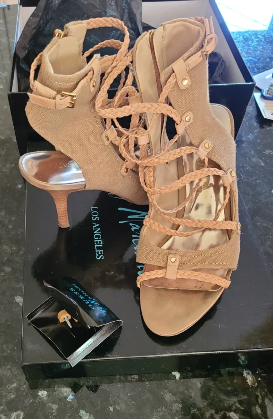 Guess Marciano Strappy Heeled Sandals