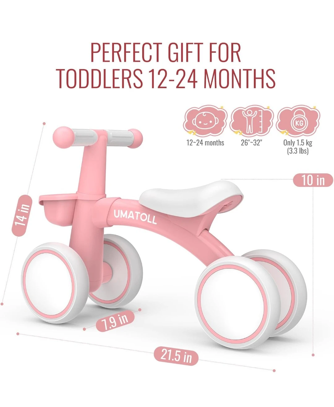 Umatoll Toddler Balance Bike - photo 2