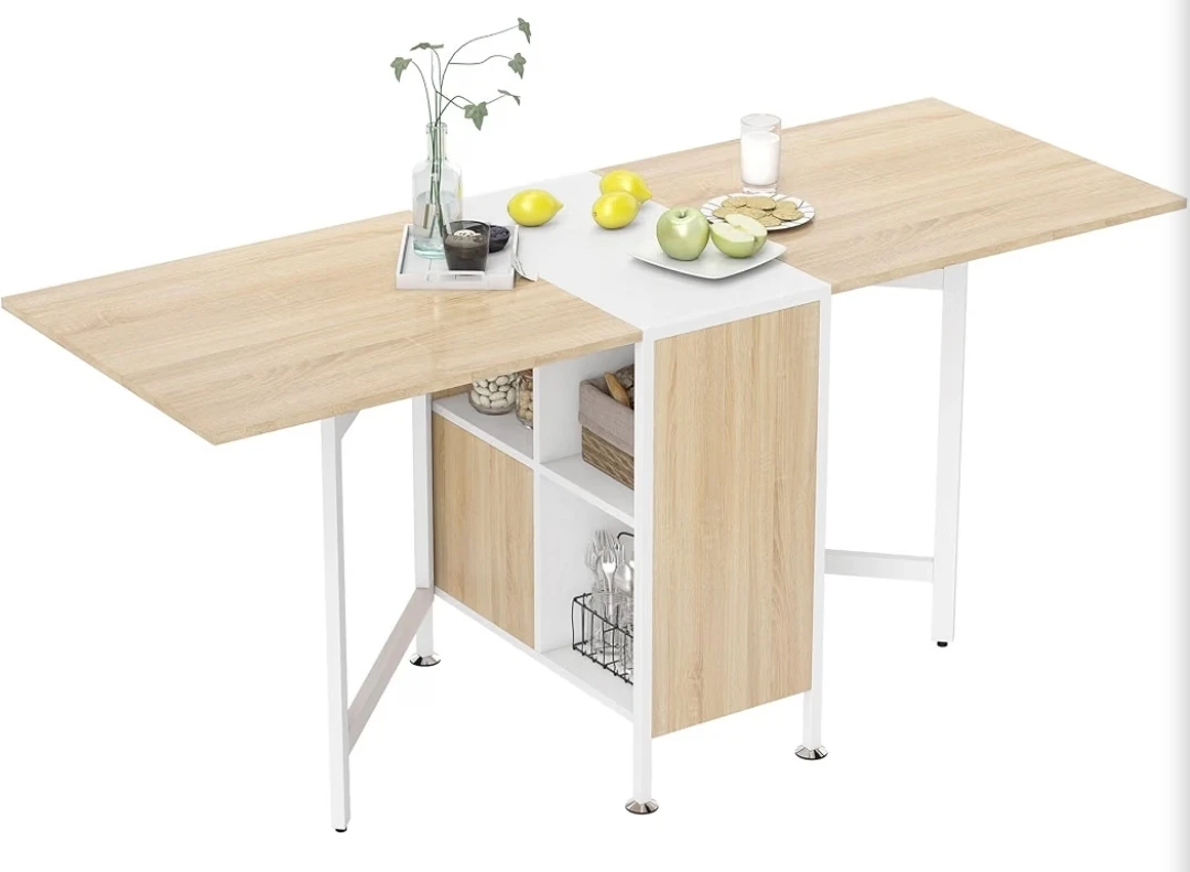 Folding Dining Table with Storage - photo 3