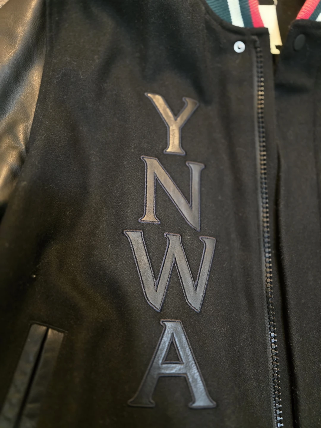 Nike Air Destroyer Jacket – Liverpool FC YNWA | Black Leather - photo 2