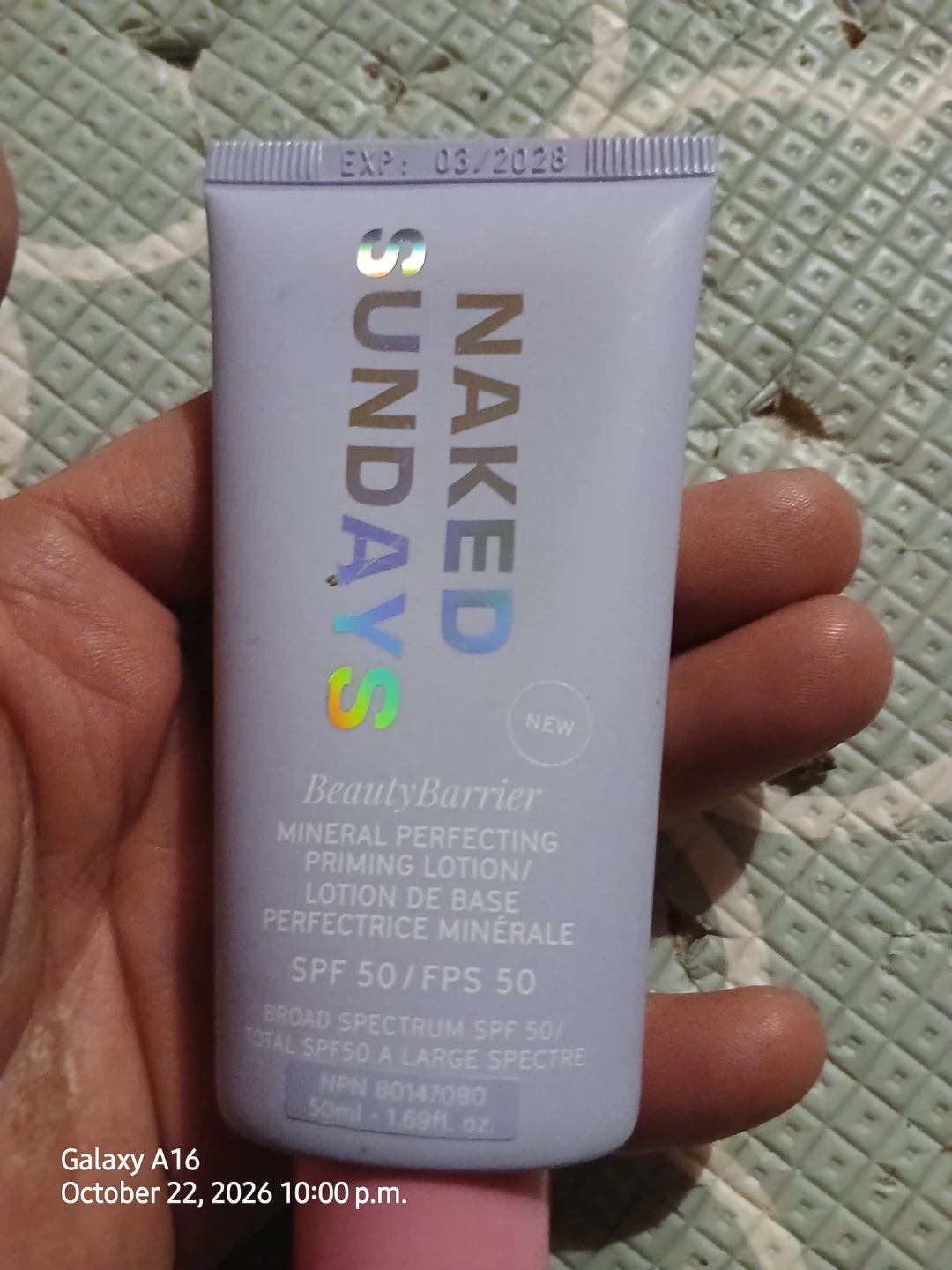 5 Naked Sundays BeautyBarrier Priming Lotions SPF 50