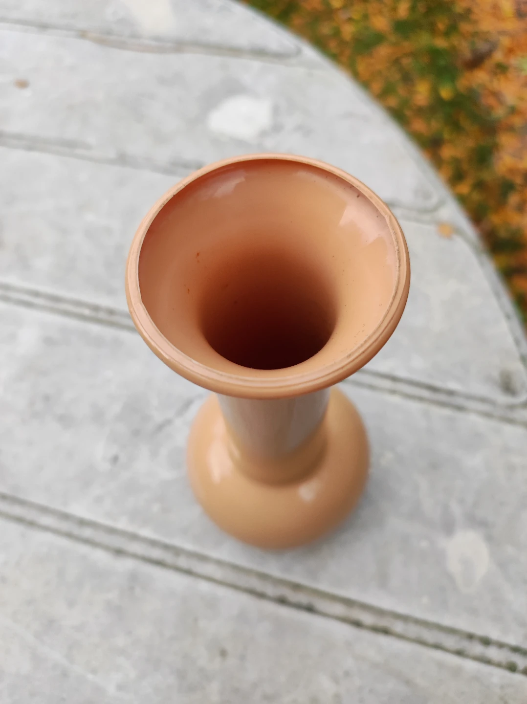 Peach Plastic Bud Vase - photo 2