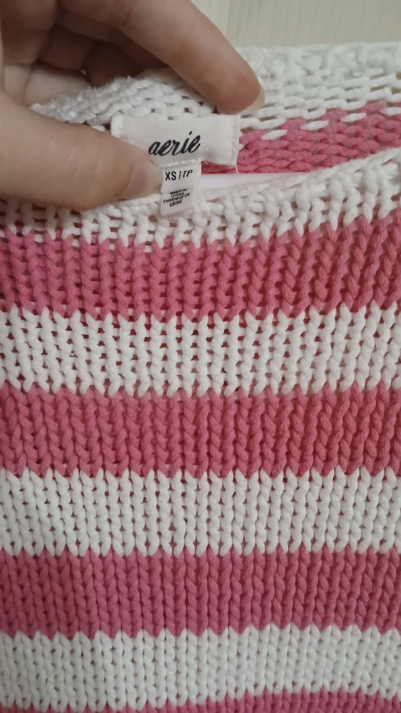 Aerie striped knit long sleeve size extra small XS - photo 3