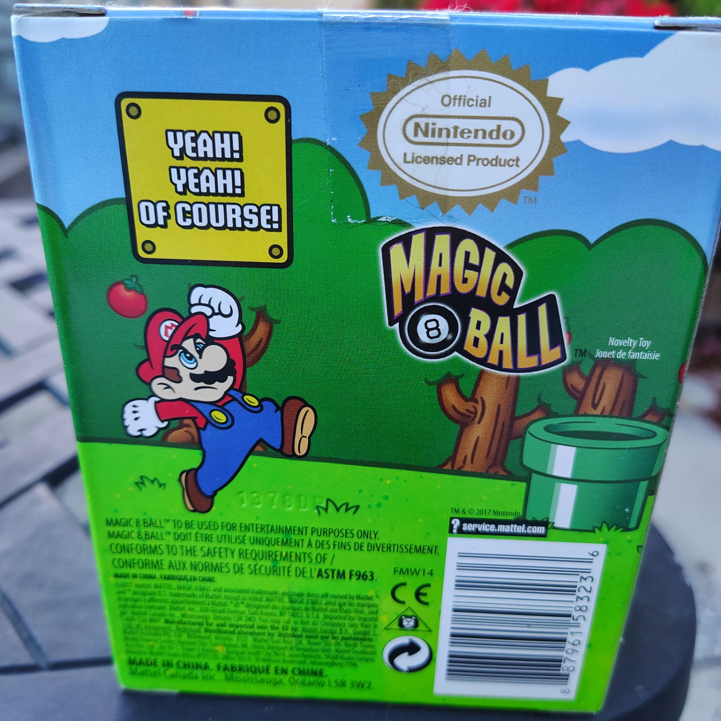 Super Mario Magic 8 Ball Collectable - photo 2