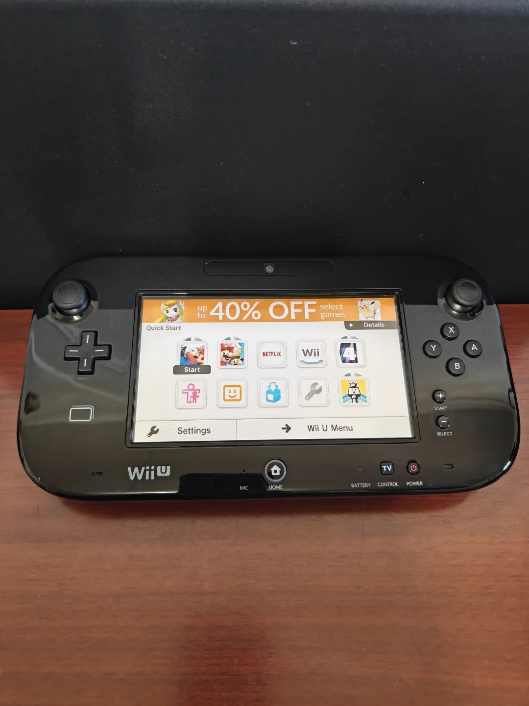 Nintendo Wii U GamePad Black