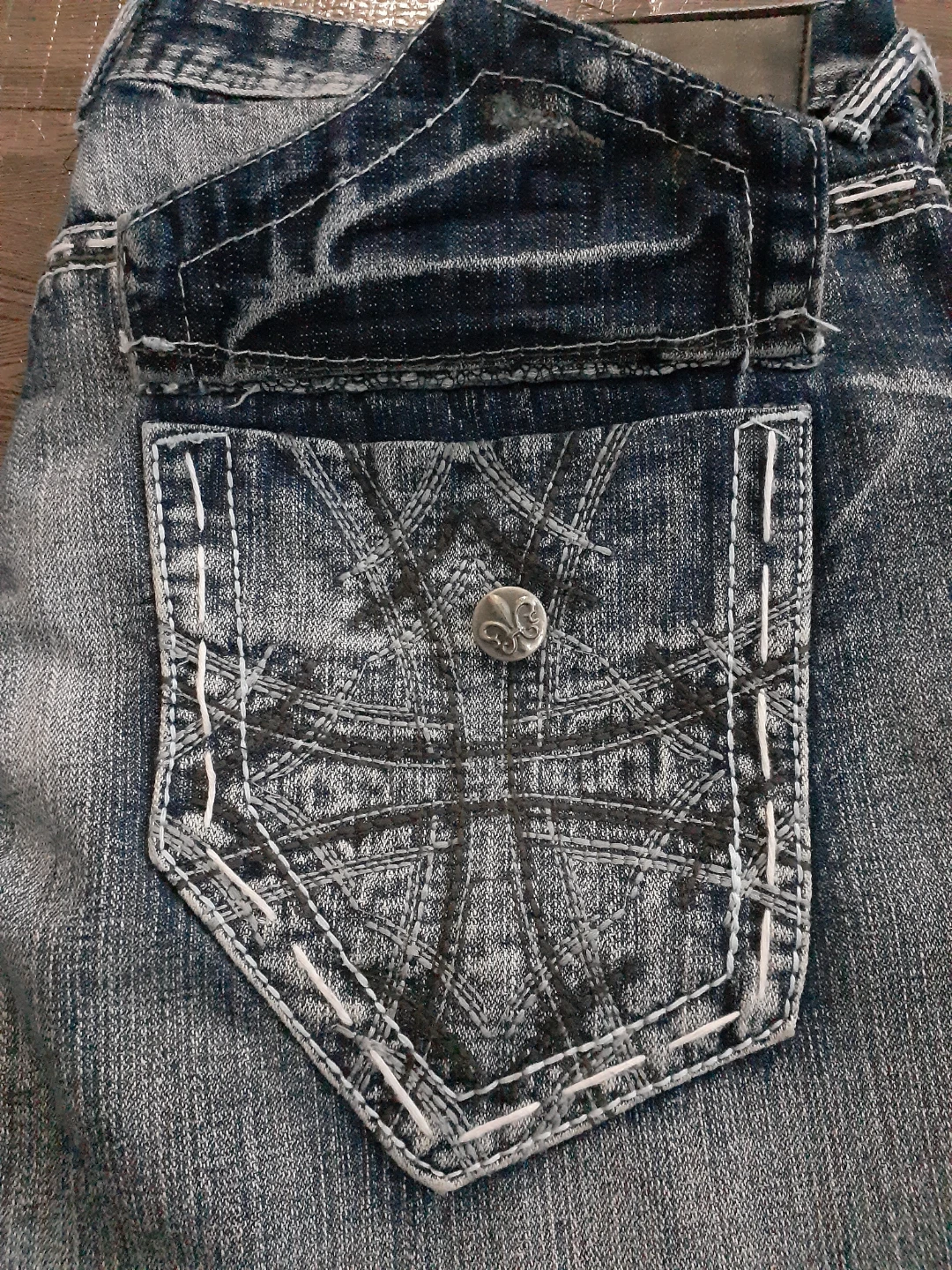 Urban Heritage Distressed Jeans 38x34 VINTAGE Y2K - photo 5