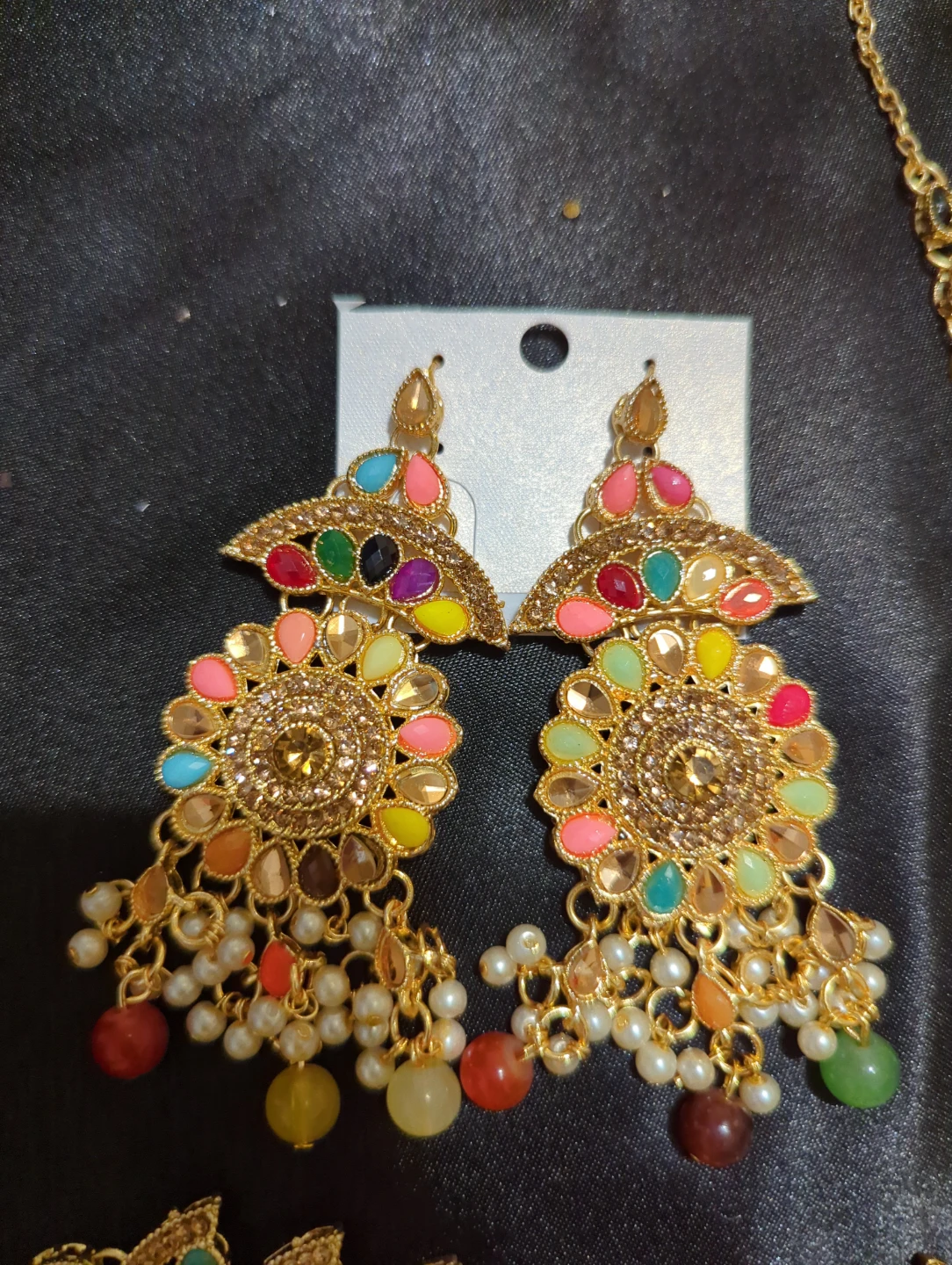 Mehndi Mayon Pakistani Jewellery Set - photo 3