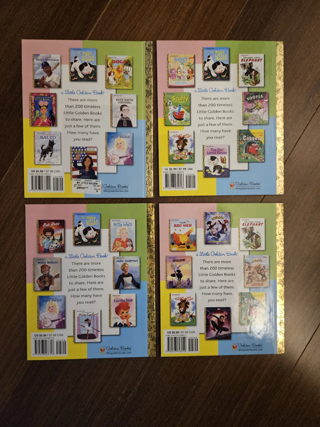 Little Golden Books Taylor Swift Betty White Spiderman Bluey - photo 2