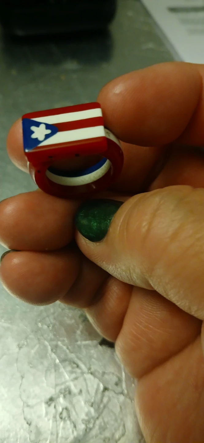 Puerto Rico Flag Ring