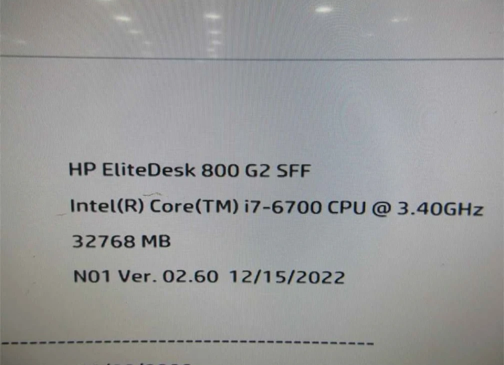 HP EliteDesk 800 G2 SFF Desktop Bundle 32gb RAM 1tb SSD - photo 3