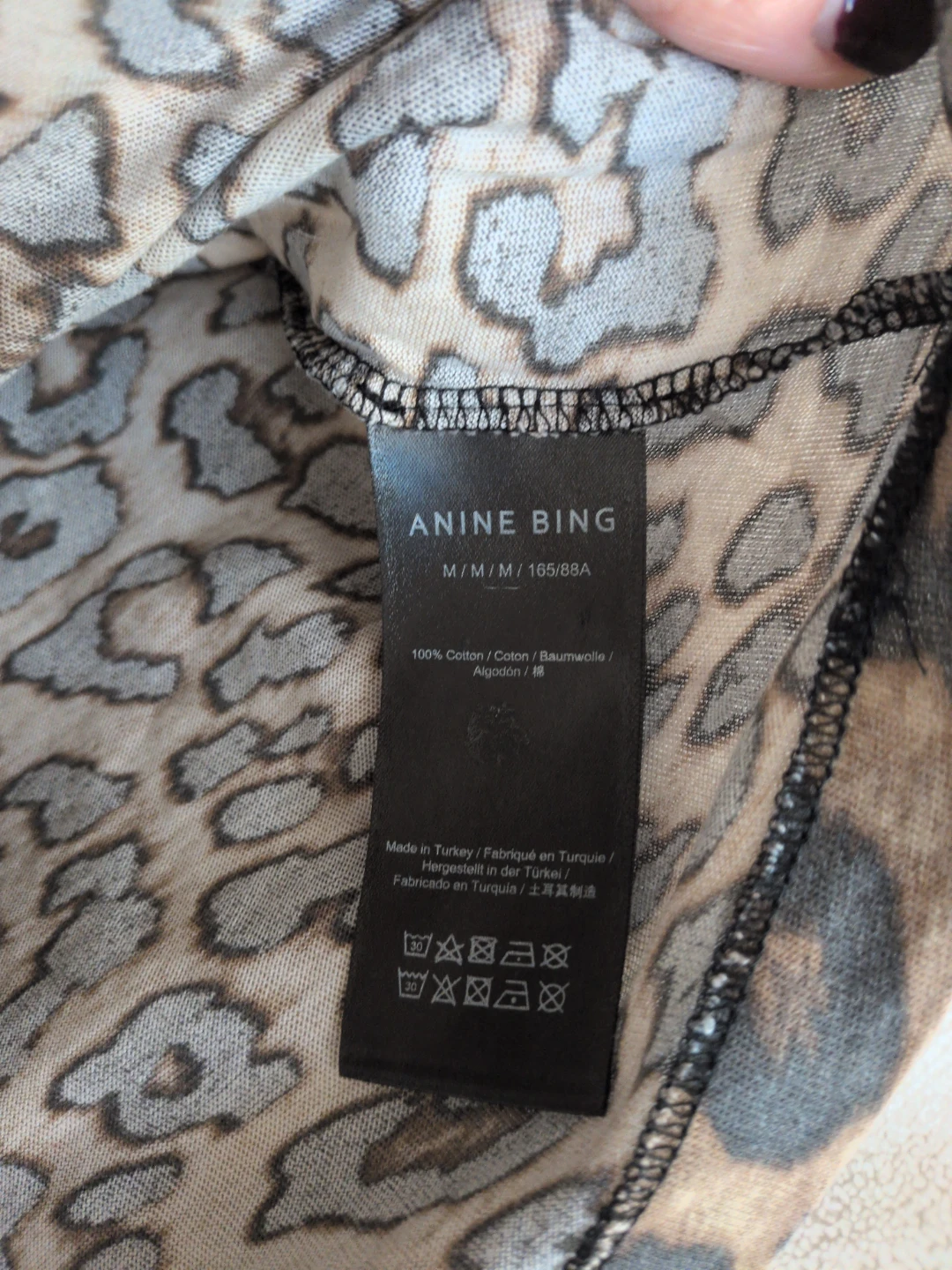 Anine Bing Leopard Print T-Shirt - photo 5