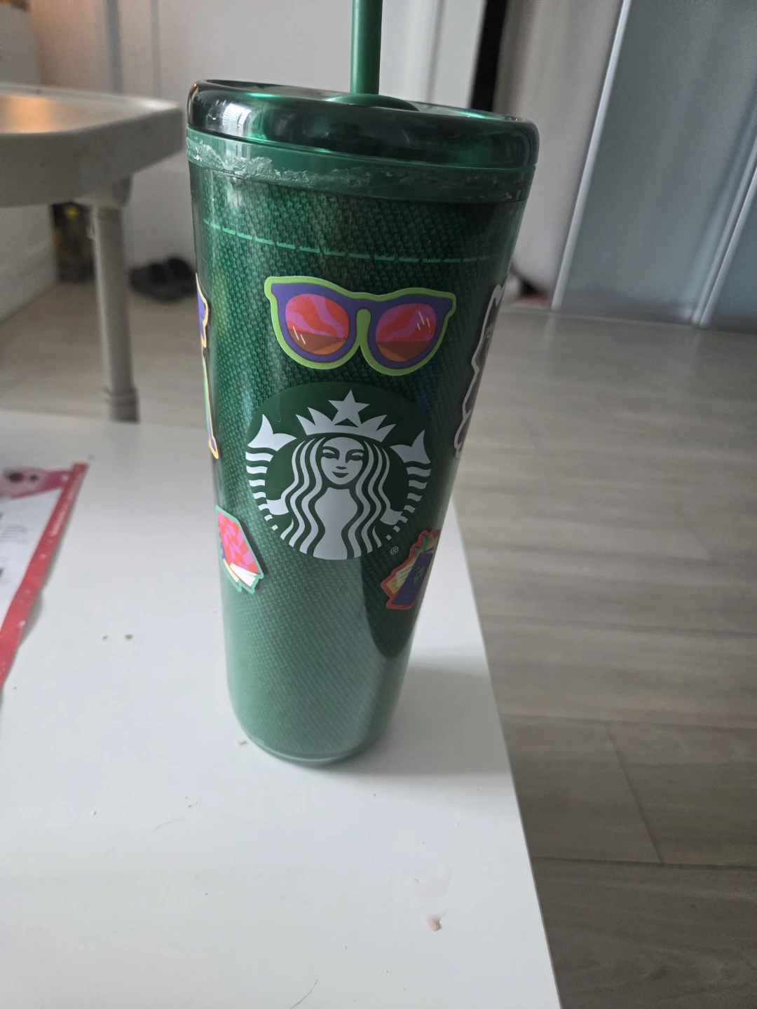 Starbucks Green Studded Tumbler 24 fl oz - photo 3