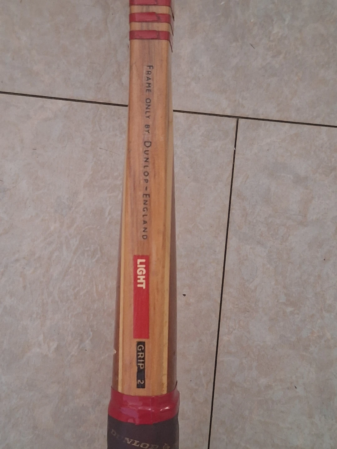 Vintage Dunlop Tennis set: racket, cover and press - photo 4