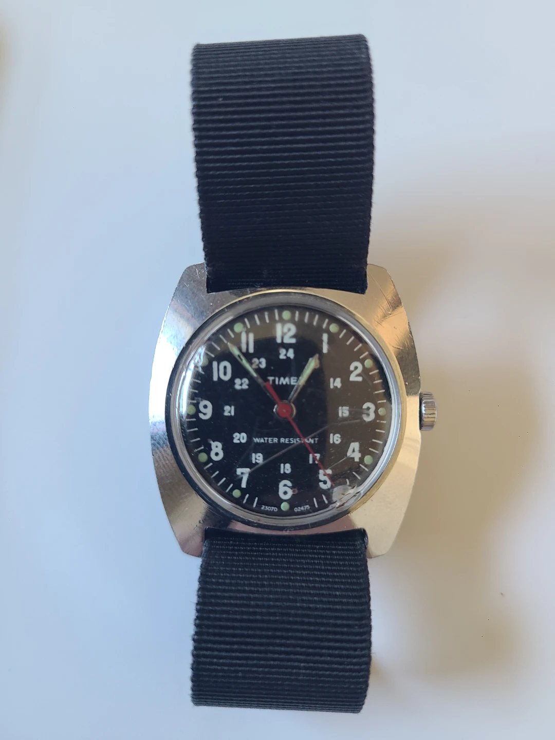 Vintage Timex Sprite Miltary Style Mechanical Watch