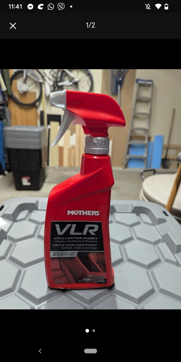 Mothers VLR VinylLeatherRubber Care NEW