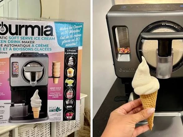 Gourmia Soft Serve Ice Cream Maker