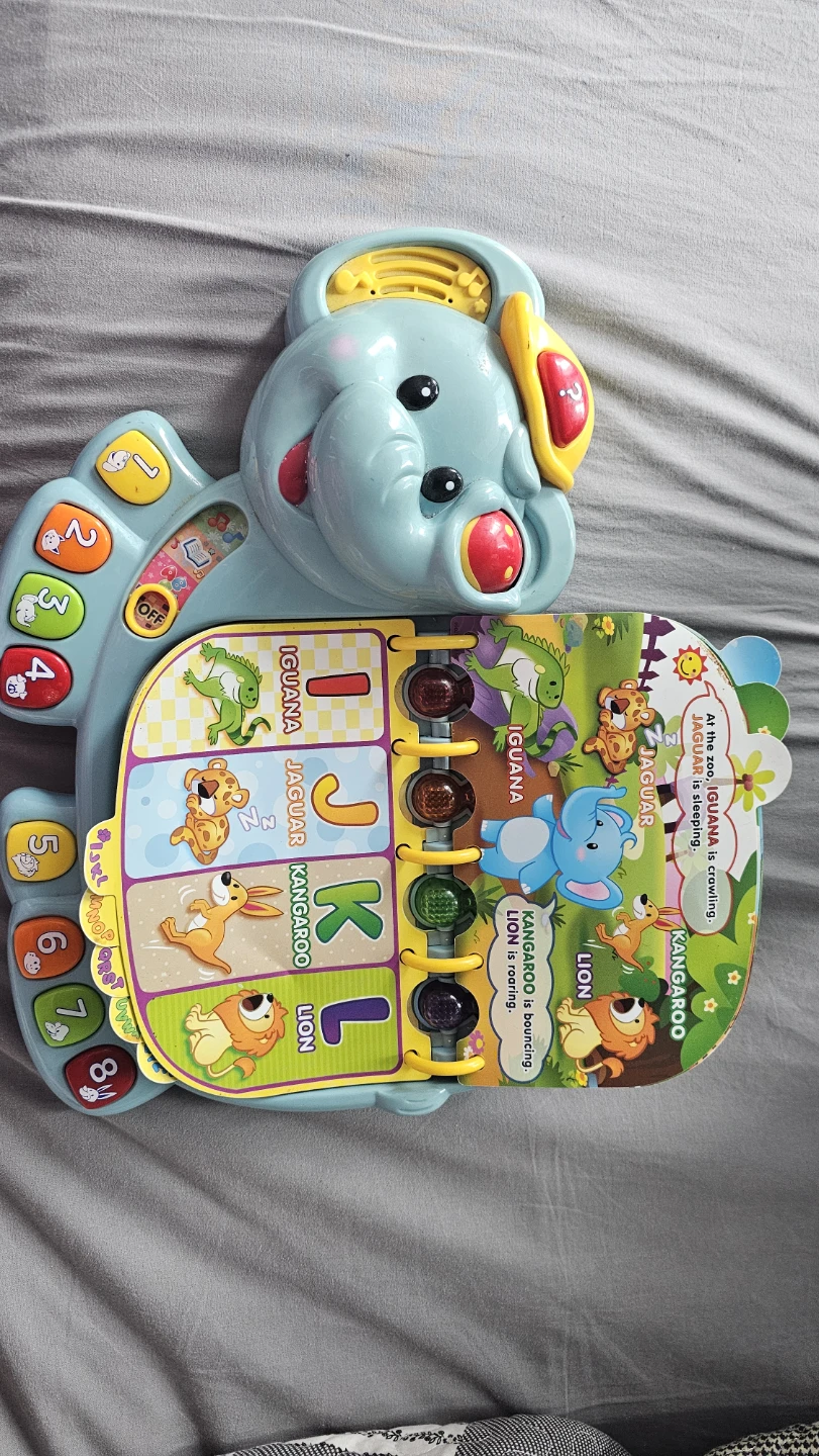 VTech Touch & Teach Elephant Learning Toy - photo 3