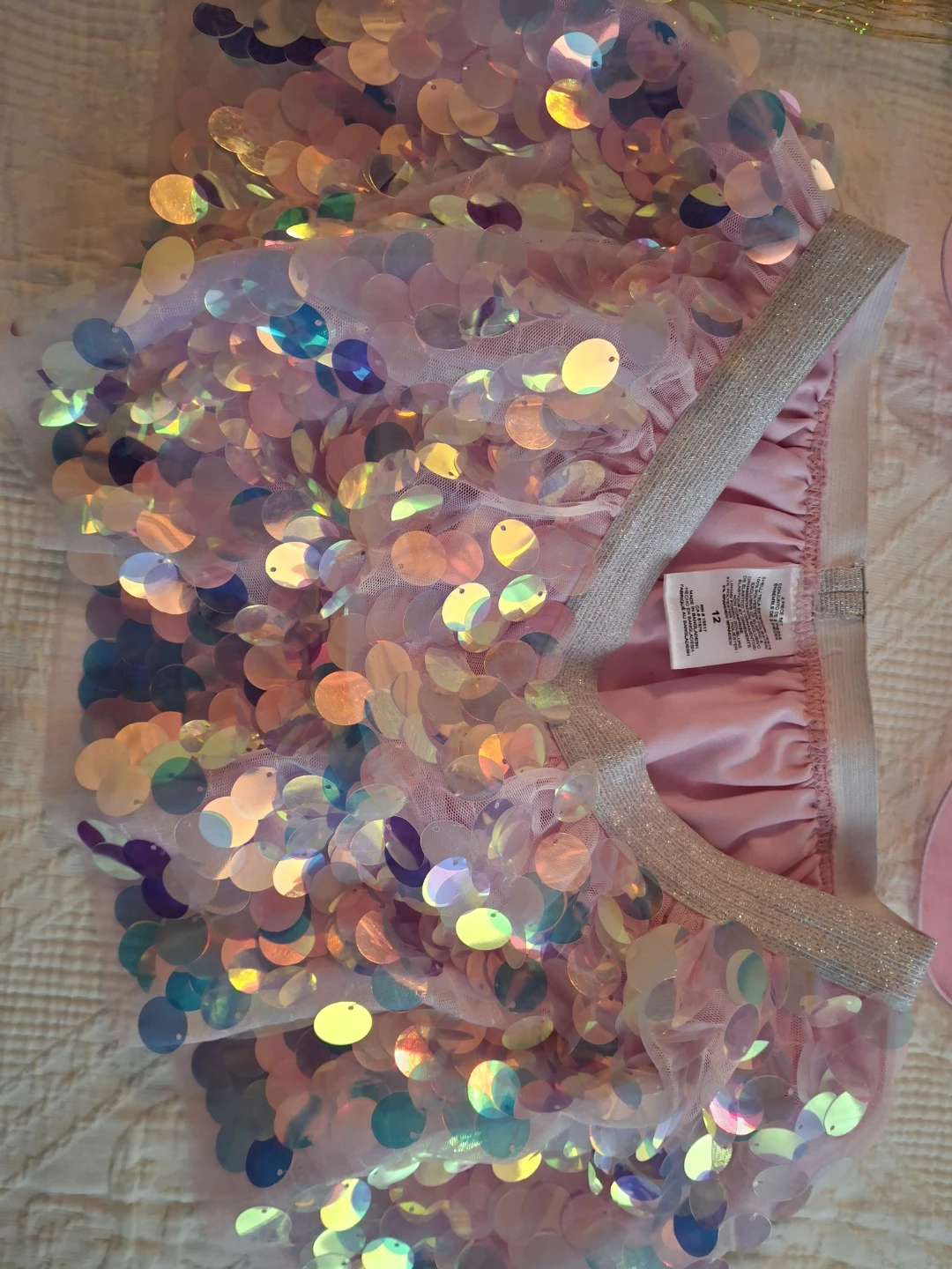 Kids Costume Set with Sequin Skirt and Fairy Wings - photo 4
