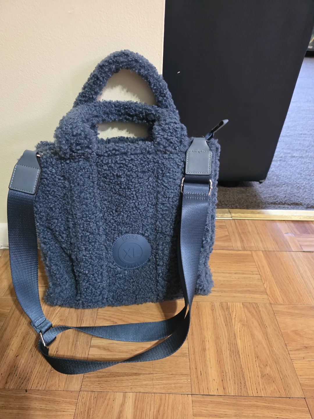 Blue Teddy Fleece Tote Bag - photo 3