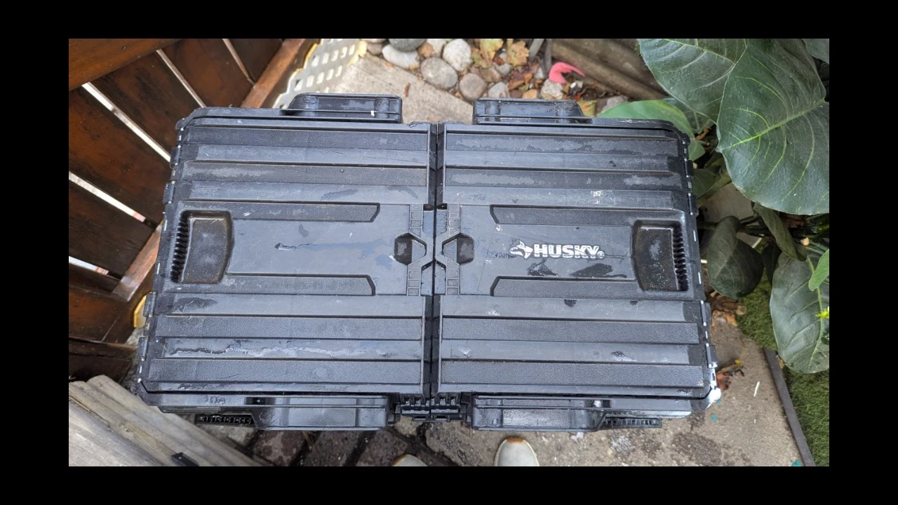 Husky 15 Gallon Rolling Tool Box 2 for $100 or eash $55 - photo 2