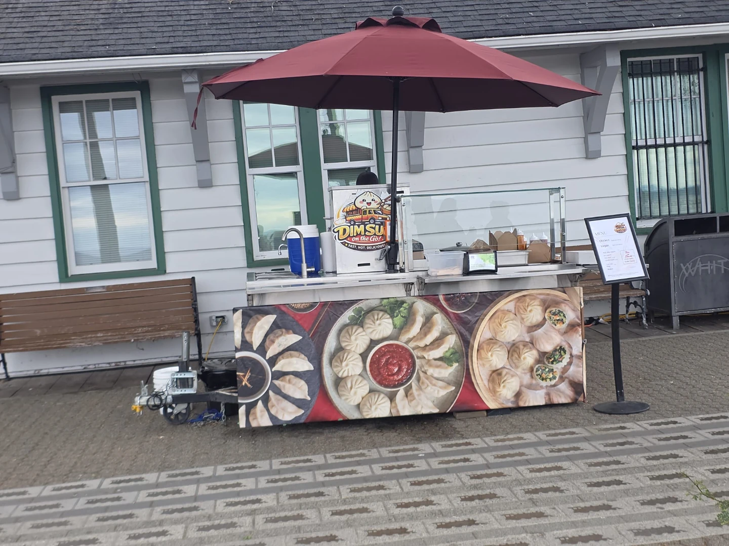 Mobile food cart for sale.