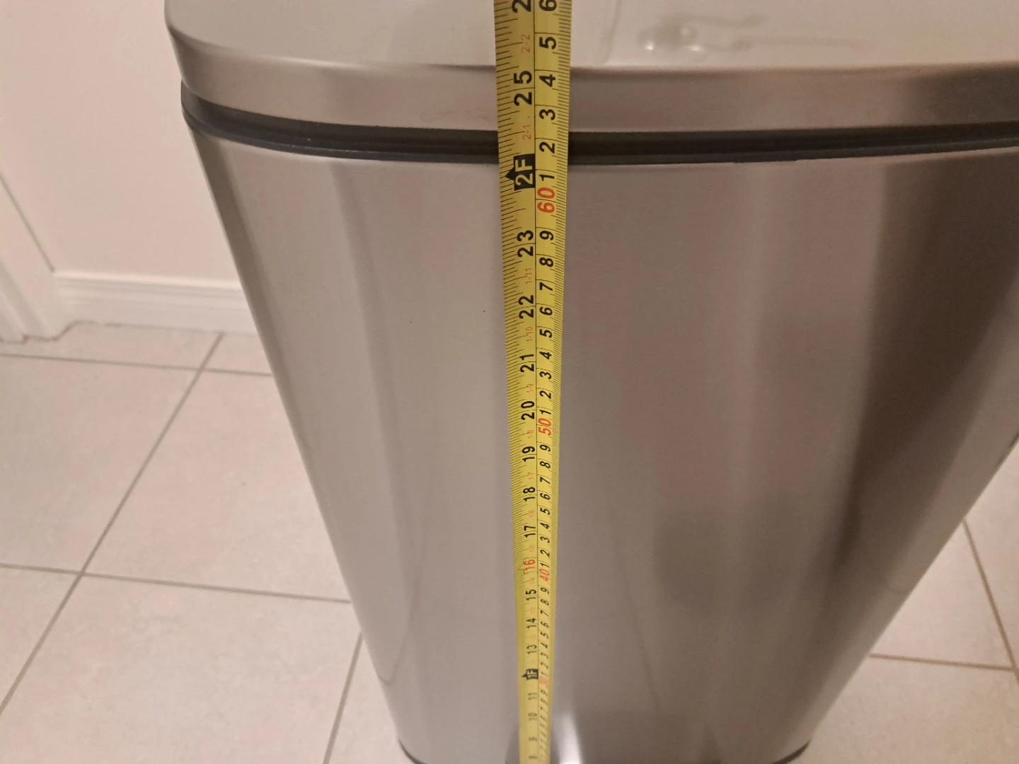 Stainless Steel Pedal Trash Bin - photo 2