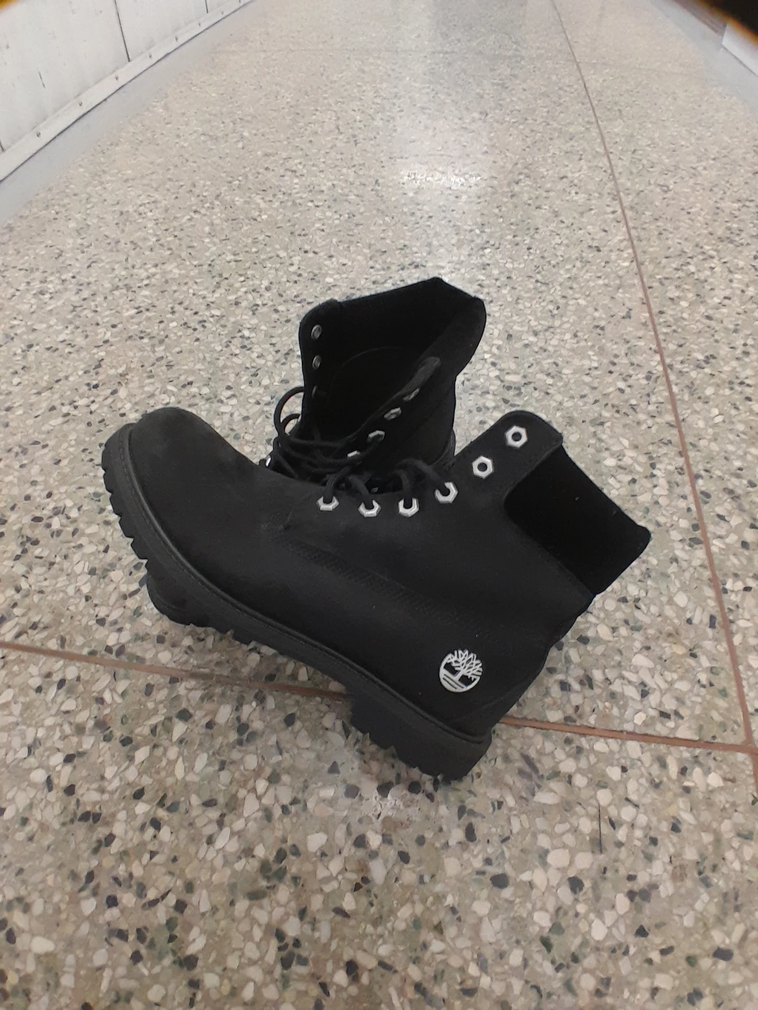 Timberland Black Boots Women's Size 8