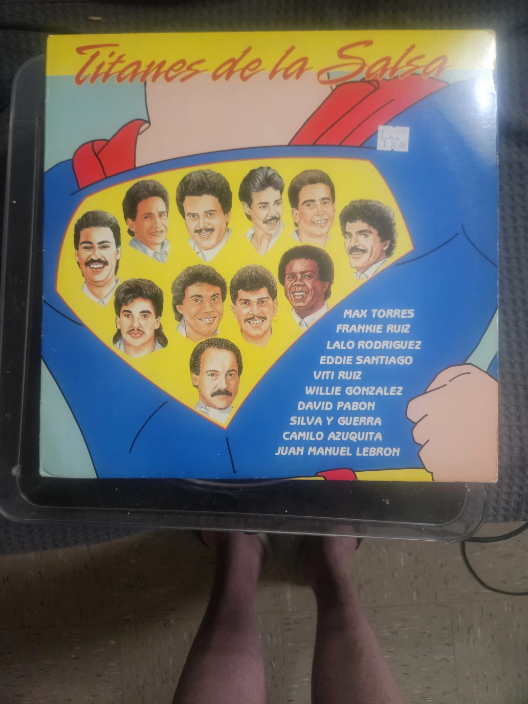 Collection of 5 Vintage Latin Salsa Vinyl Records