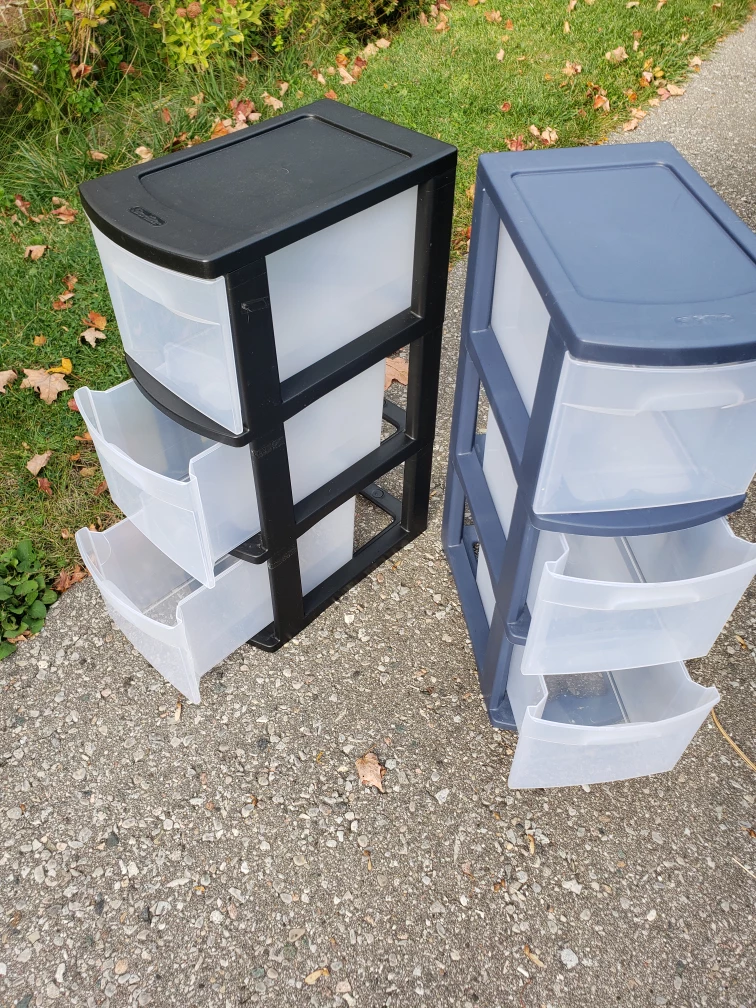 Two Sterilite 3-Drawer Storage Units - photo 4