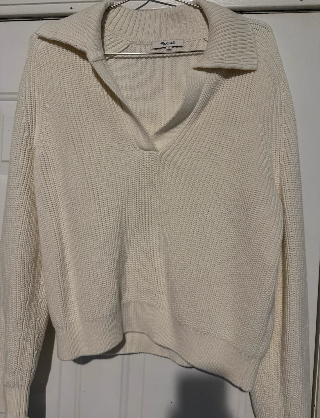 Madewell Cream Knit Pullover Sweater - photo 5