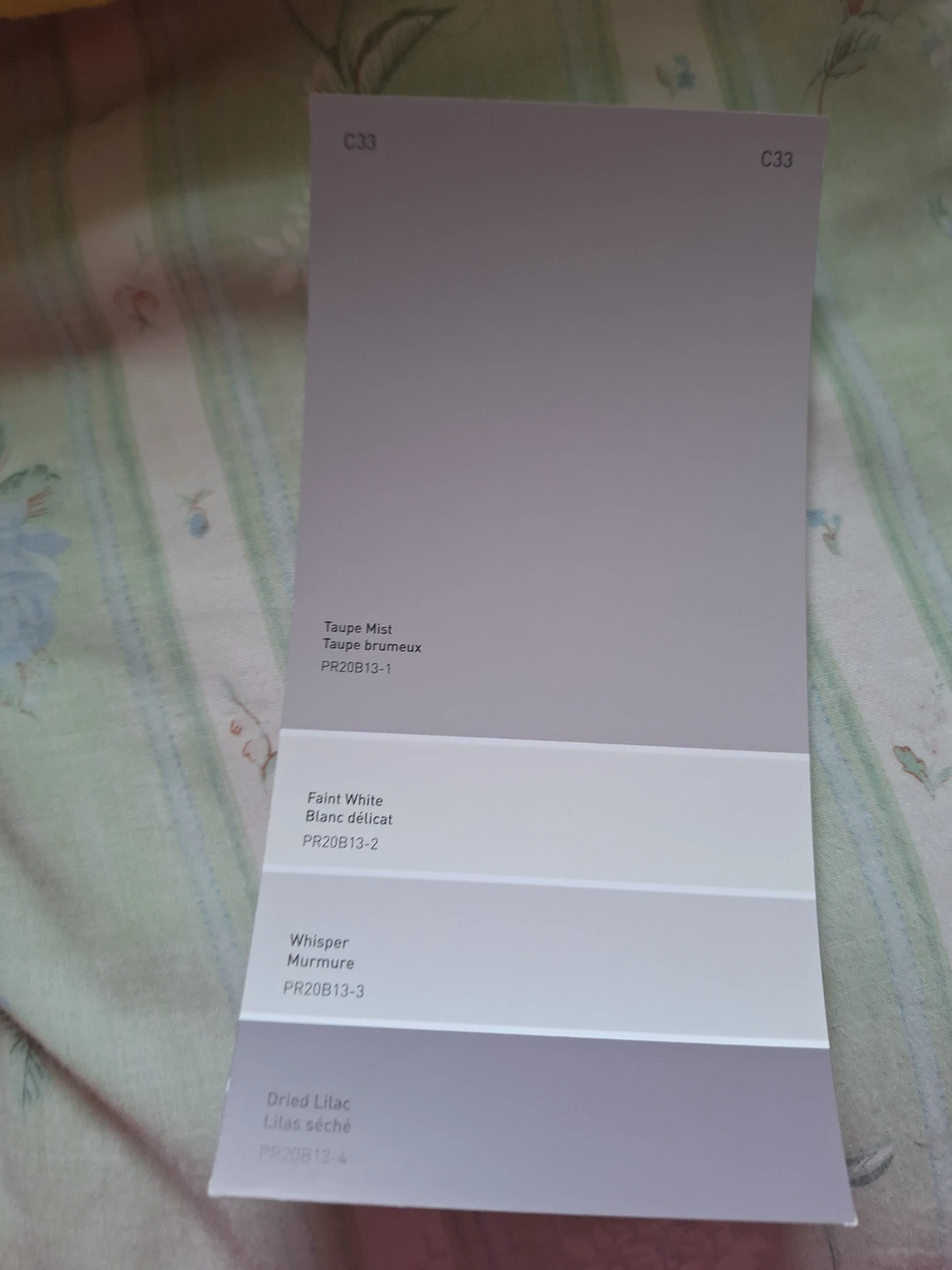 Assorted paint color examples