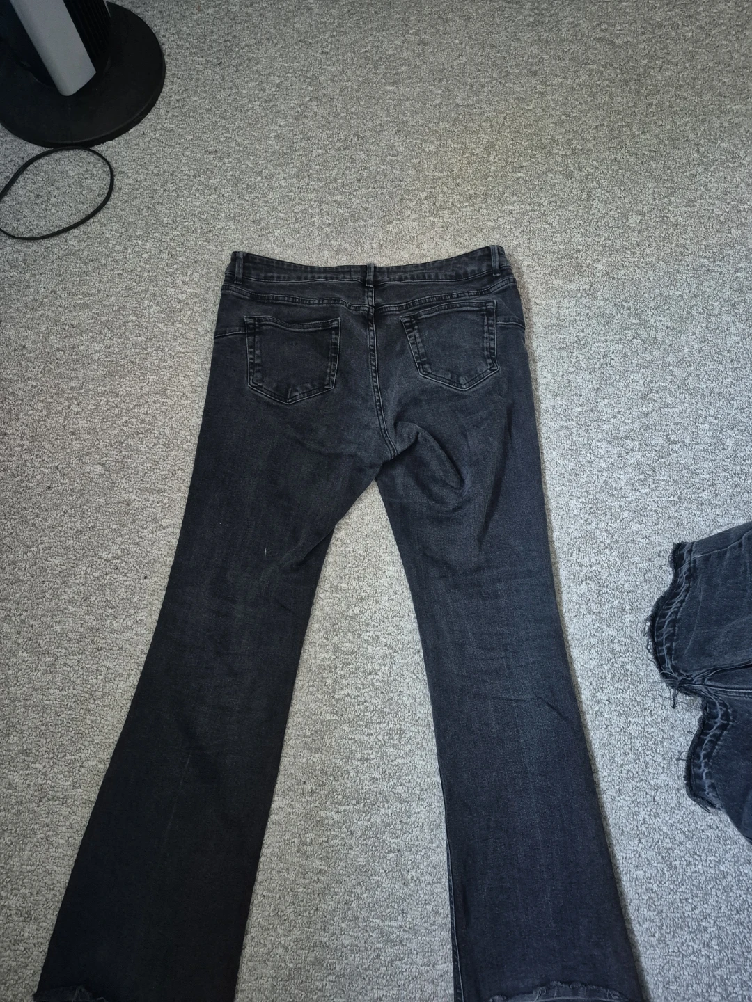 Orignal Zara black flare jeans