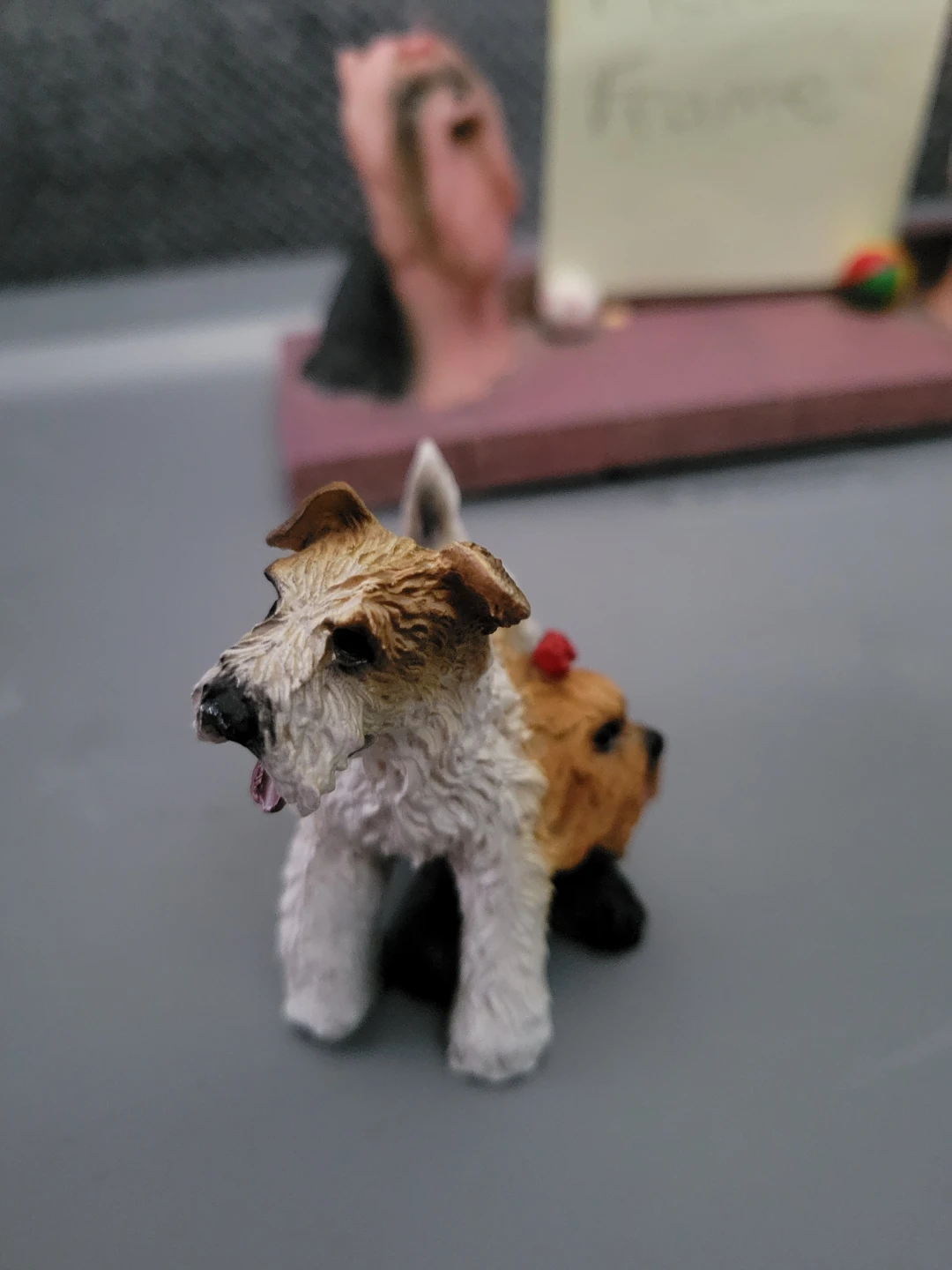 Yorkie Picture Frame amd statues (All for $5) - photo 4