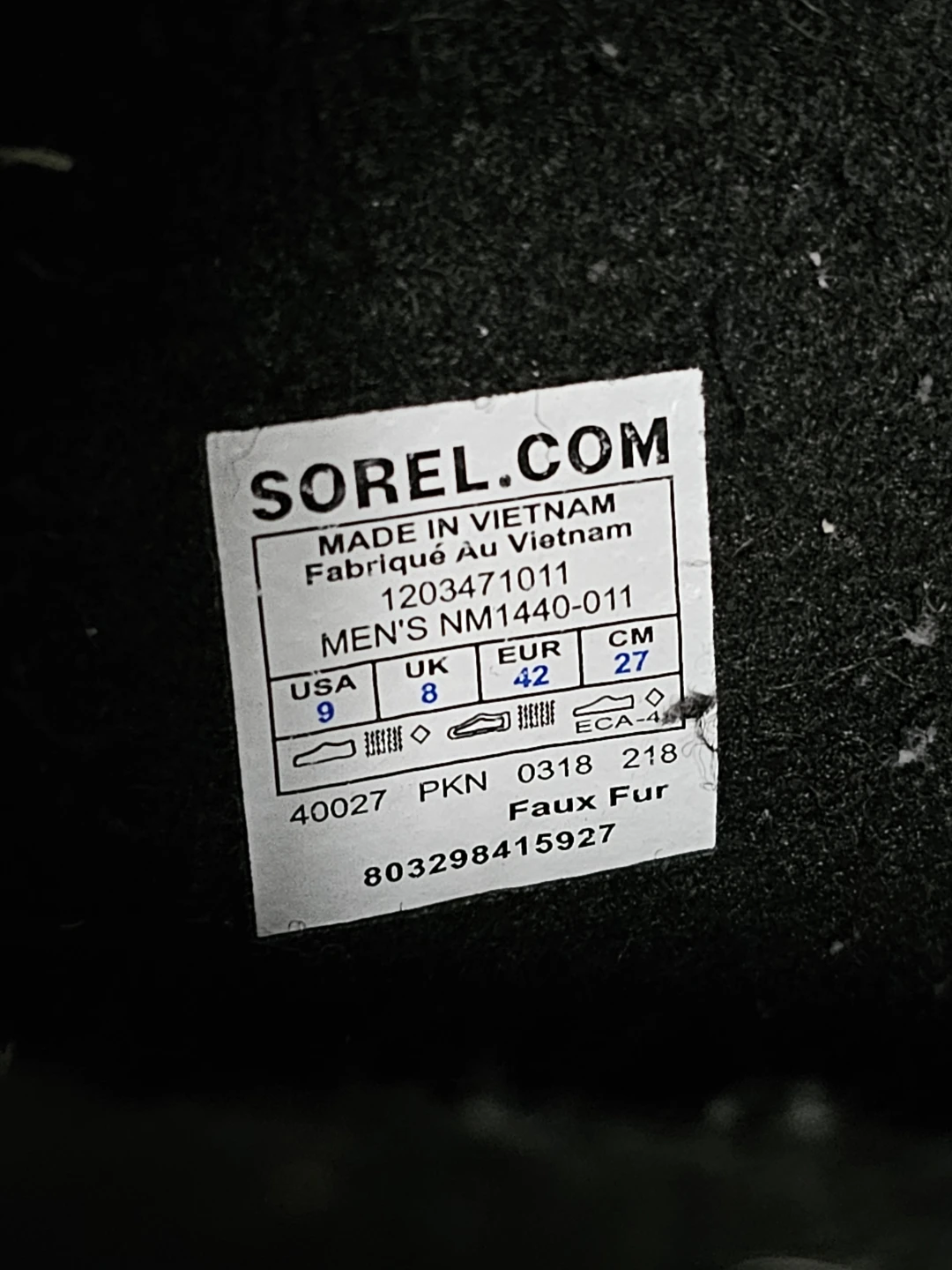 Sorel Waterproof Boots Black Men's Size 9 - photo 2