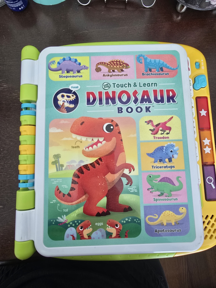 LeapFrog Touch & Learn Dinosaur Book