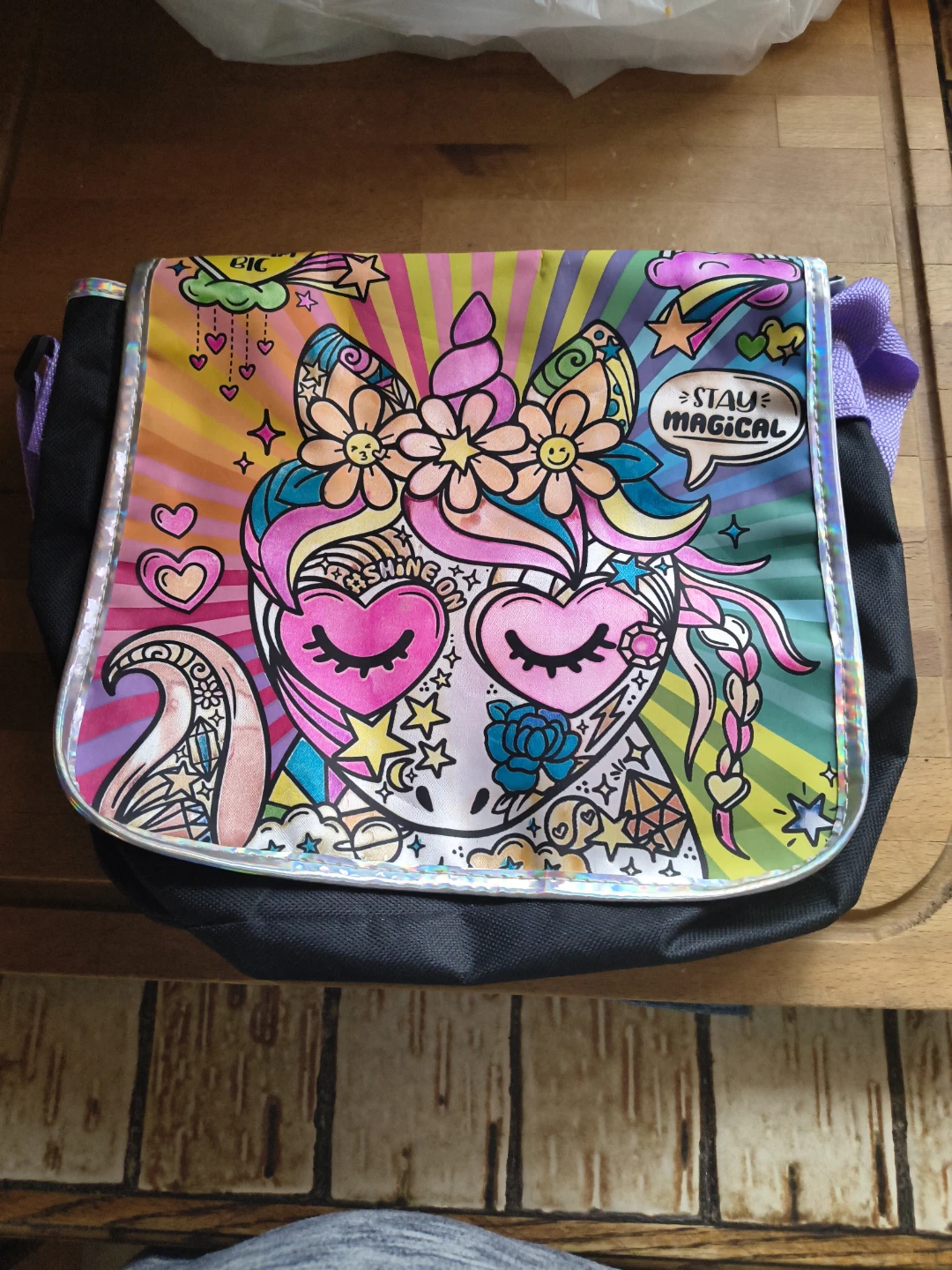 Unique Unicorn Design Messenger Bag
