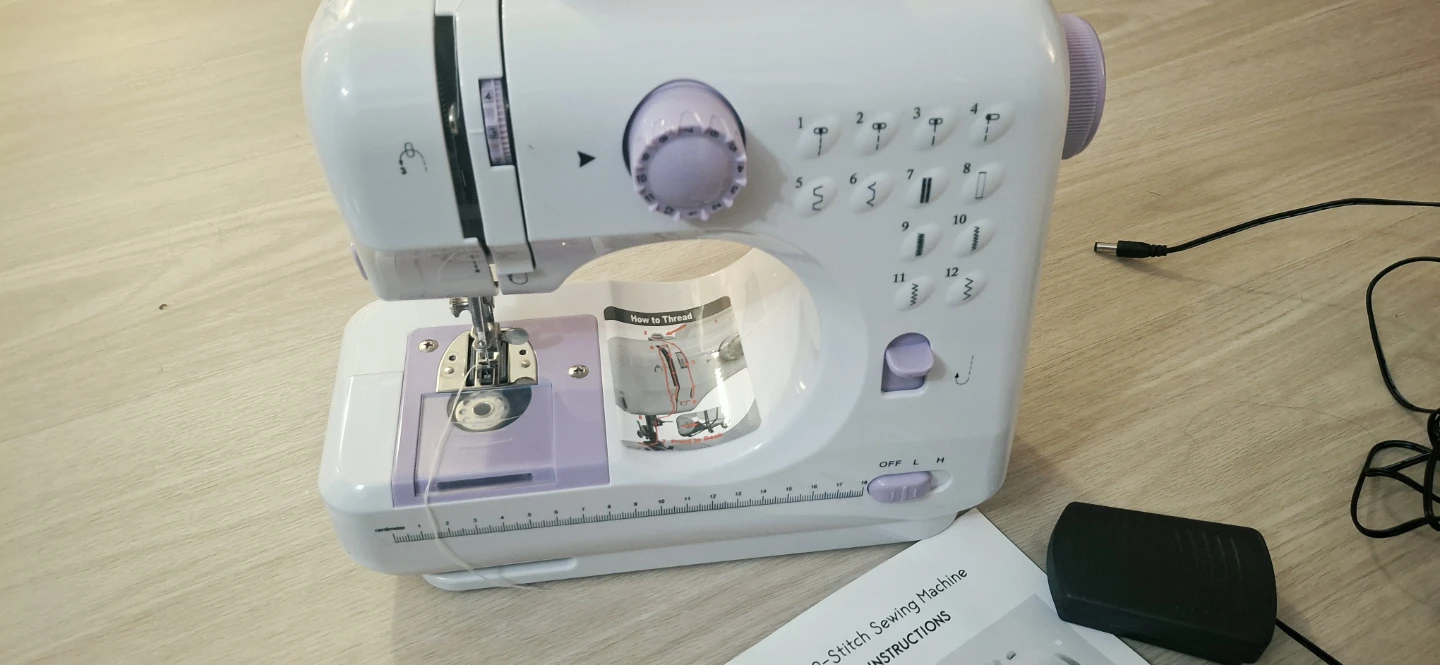 12-Stitch Mini Sewing Machine