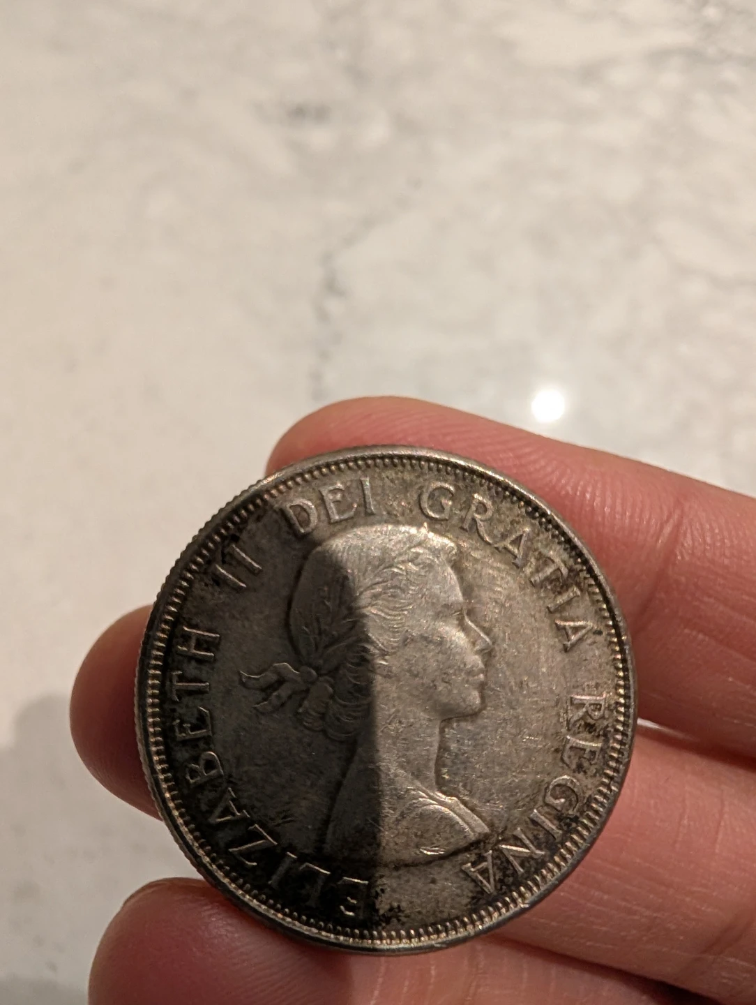 1961 Canadian 50 Cents Coin - photo 2