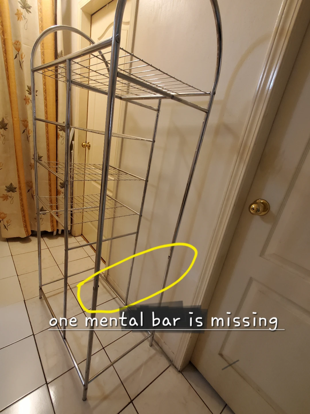 Metal Storage Shelf – Free Extra Item Included - photo 2