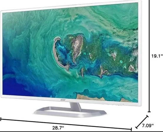 Acer white LED monitor - photo 2