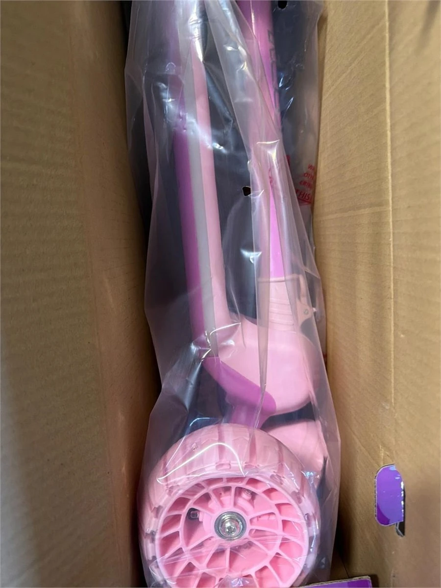 New><Kids Adjustable Folding Kick Scooter - Pink Butterfly - photo 5