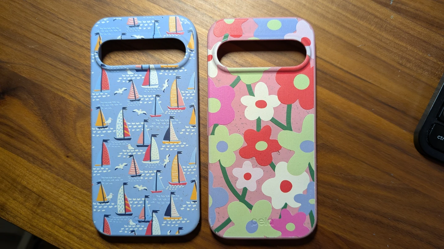 Two Pela Case phone cases for Google Pixel 9 Pro