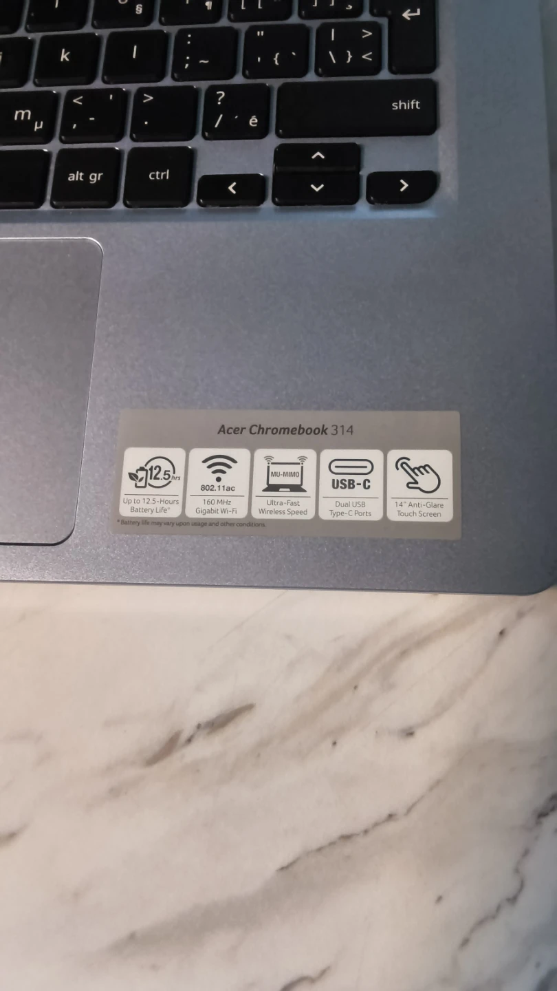 Acer Chromebook 314 14-inch Touchscreen - photo 2