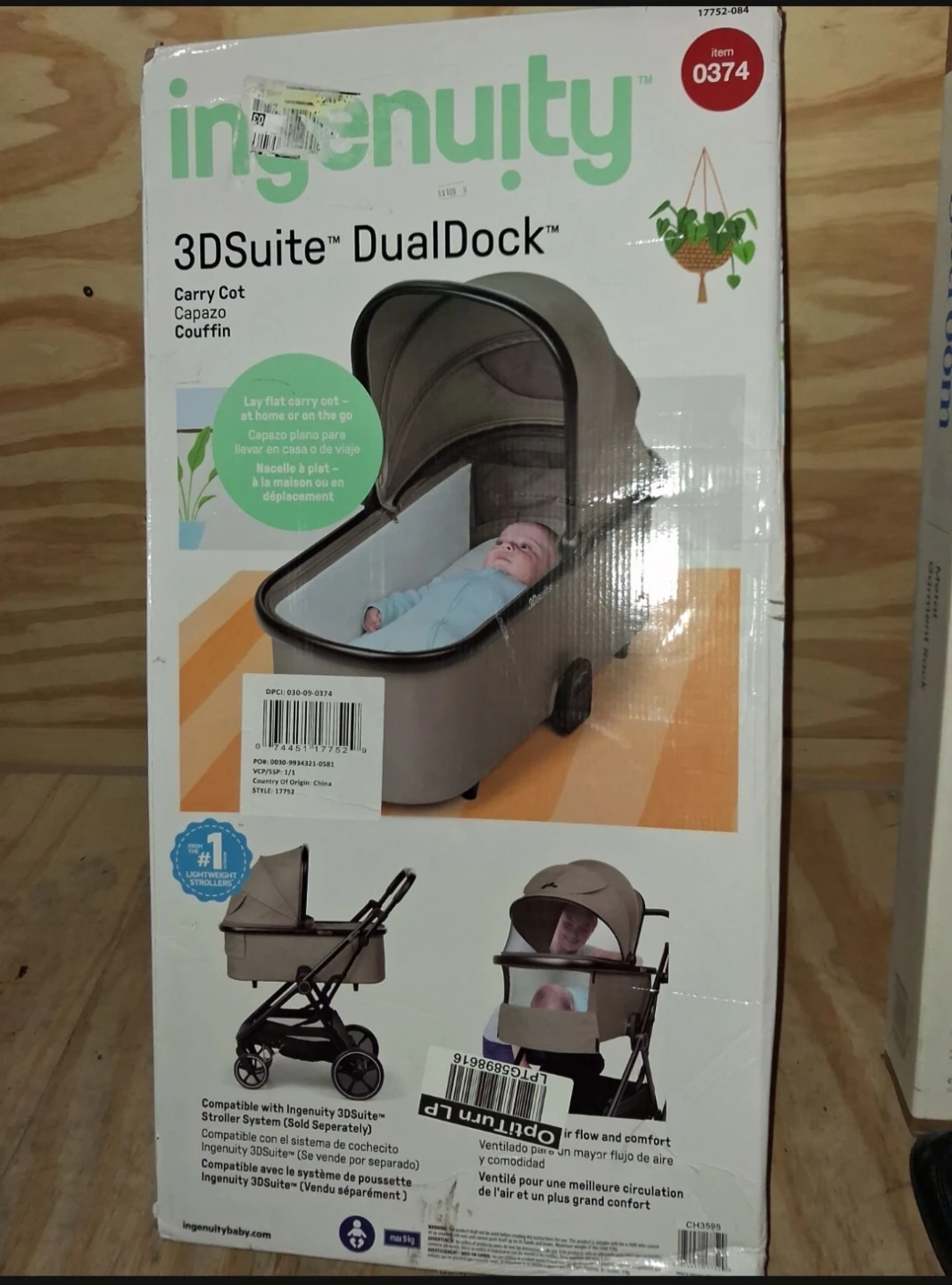 Ingenuity 3DSuite DualDock Carry Cot - photo 3